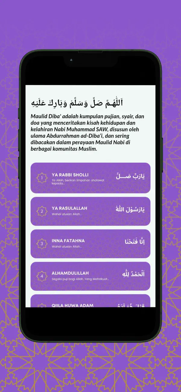 Screenshot #2 pour Maulid Diba Lengkap + Audio