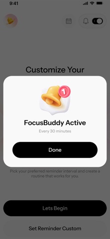 Sitstraight:Back straightening screenshot