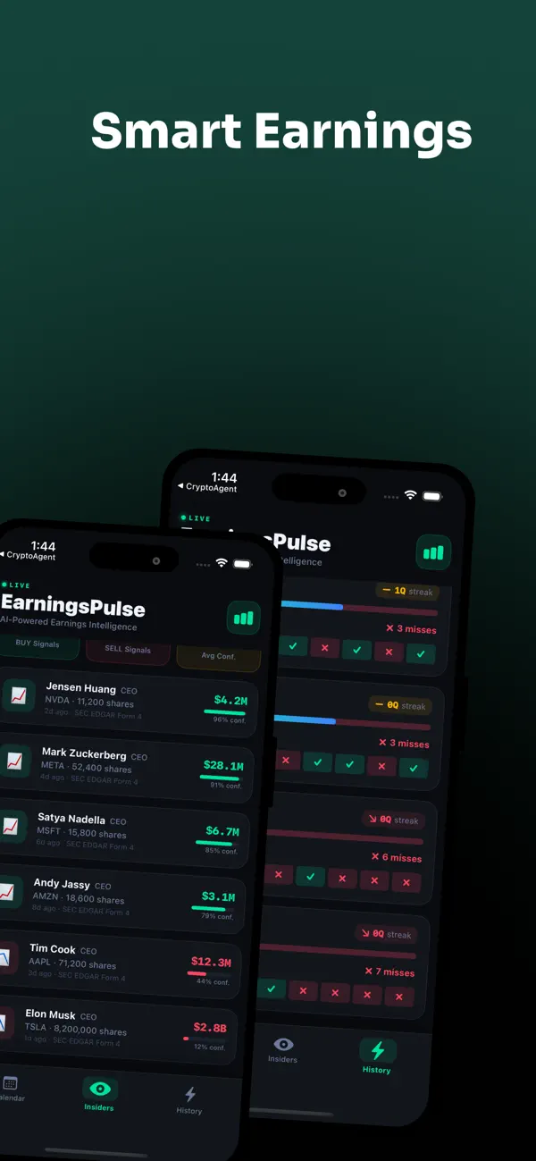 Screenshot #3 pour EarningsPulse: AI Signals