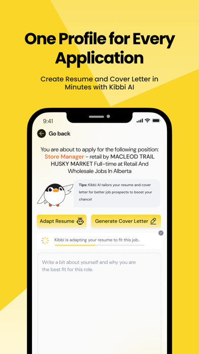 Kibbi: Canada's Job Search App Screenshot