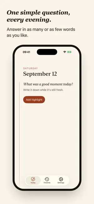 Highlights: Diary screenshot 2