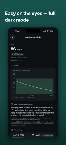 Marker · Blood Test Tracker Screenshot 8 of 8