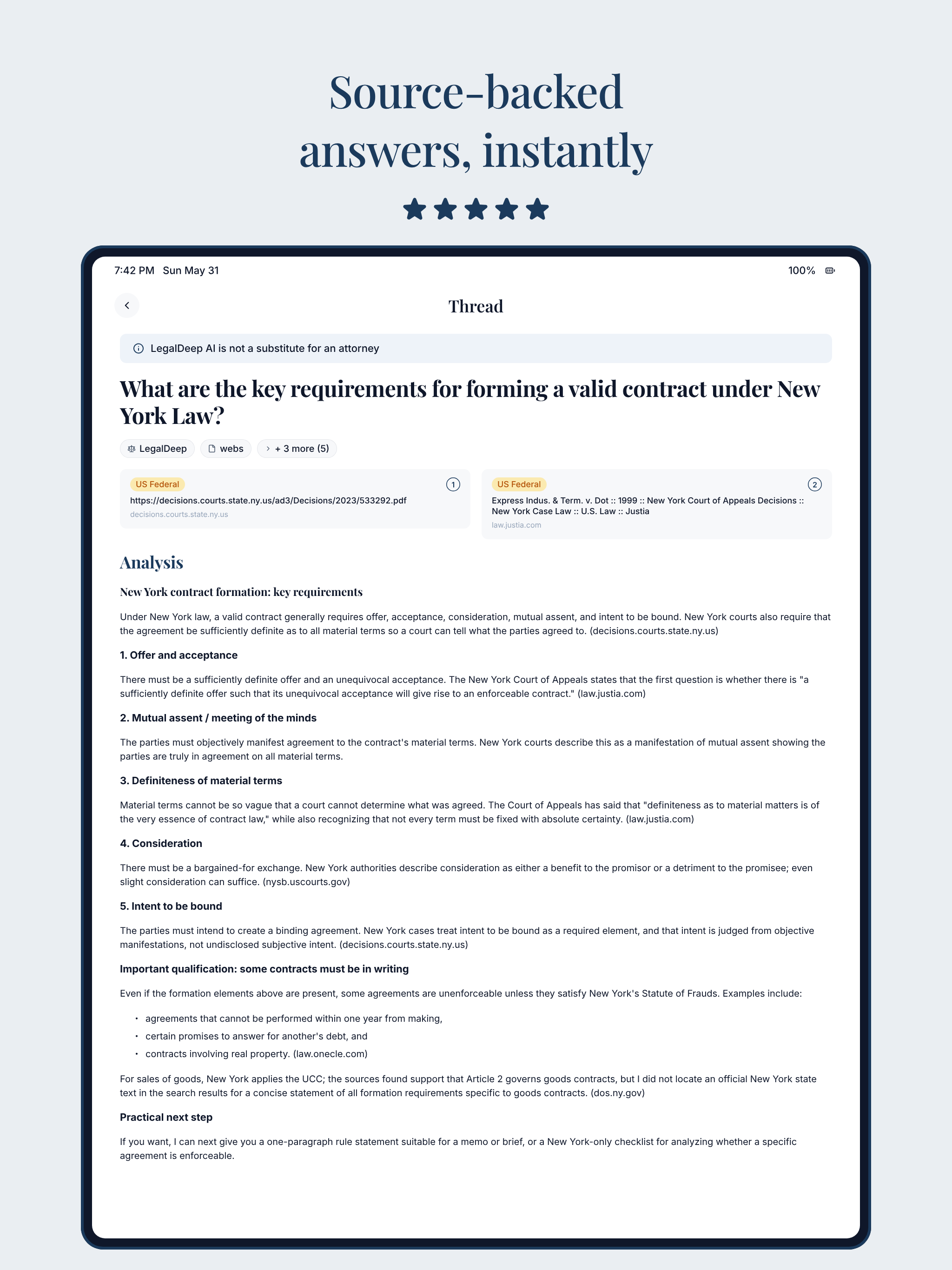 LegalDeep AI Legal Assistant screenshot 7