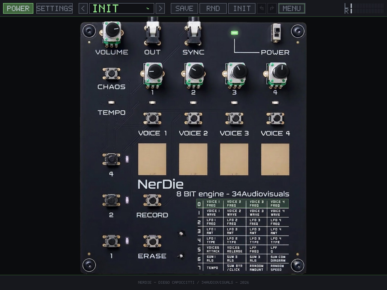 Screenshot 4 of NerDie - 8 bit Noise Machine
