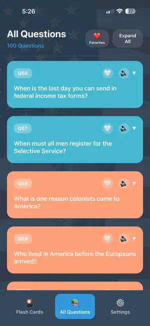 U.S. Citizenship Civics Test screenshot 2