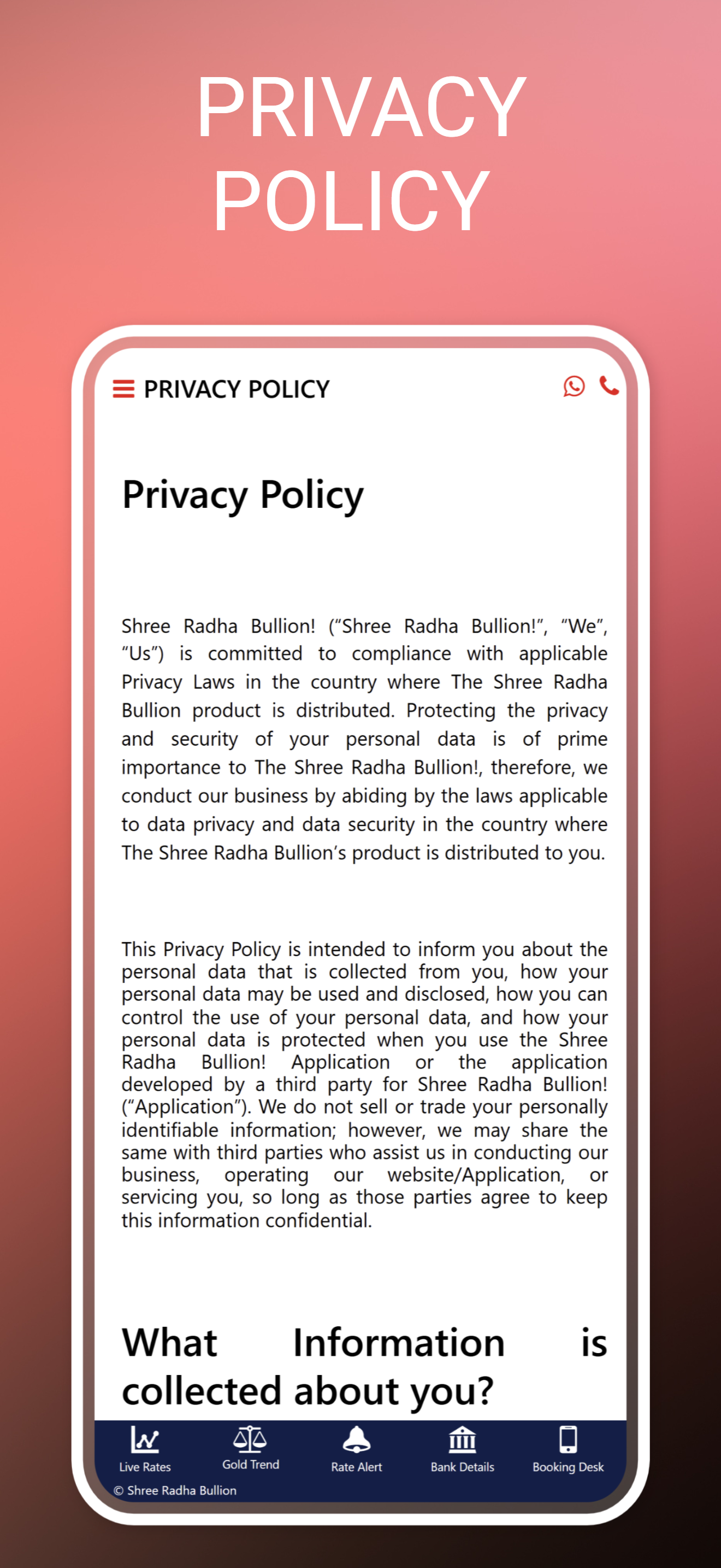 Shree Radha Bullion screenshot 5