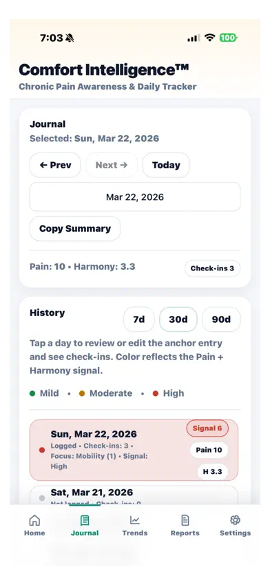 Comfort Intelligence screenshot 2