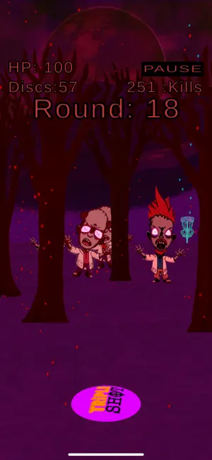 Disc Golf Zombies! screenshot 1