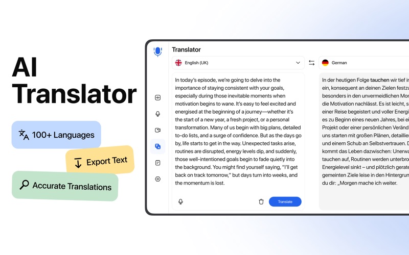 AI Transcribe: Pro Note Taker iPhone screenshot