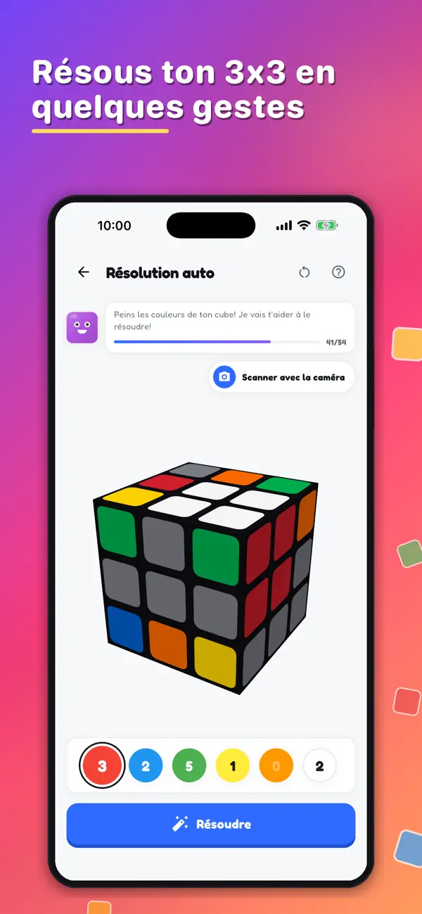 Screenshot #2 pour Rubik's Cube : Solveur & Tuto