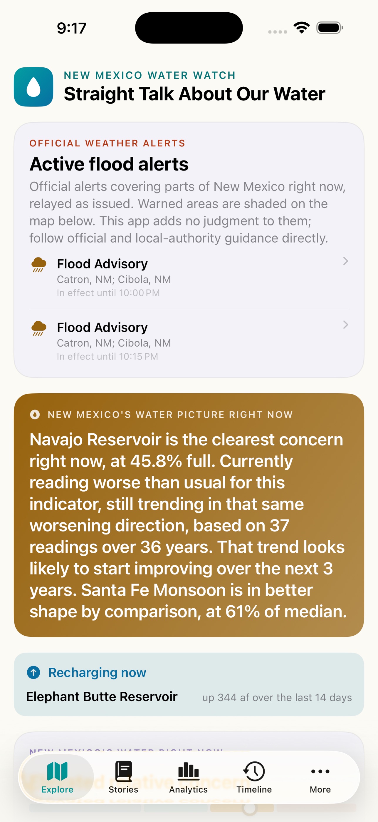 Screenshot 10 of New Mexico Water Watch