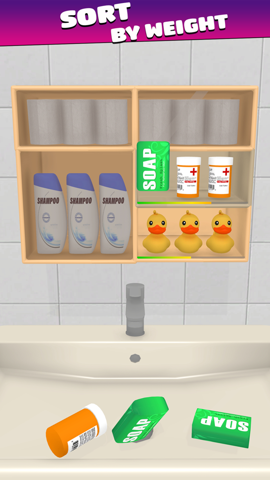 #5. Sort n Hold 3D (iOS) 由: Street Lamp Games Private Limited
