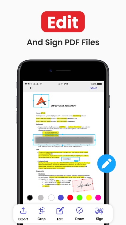 PDF Scanner: Scan, Edit, Sign