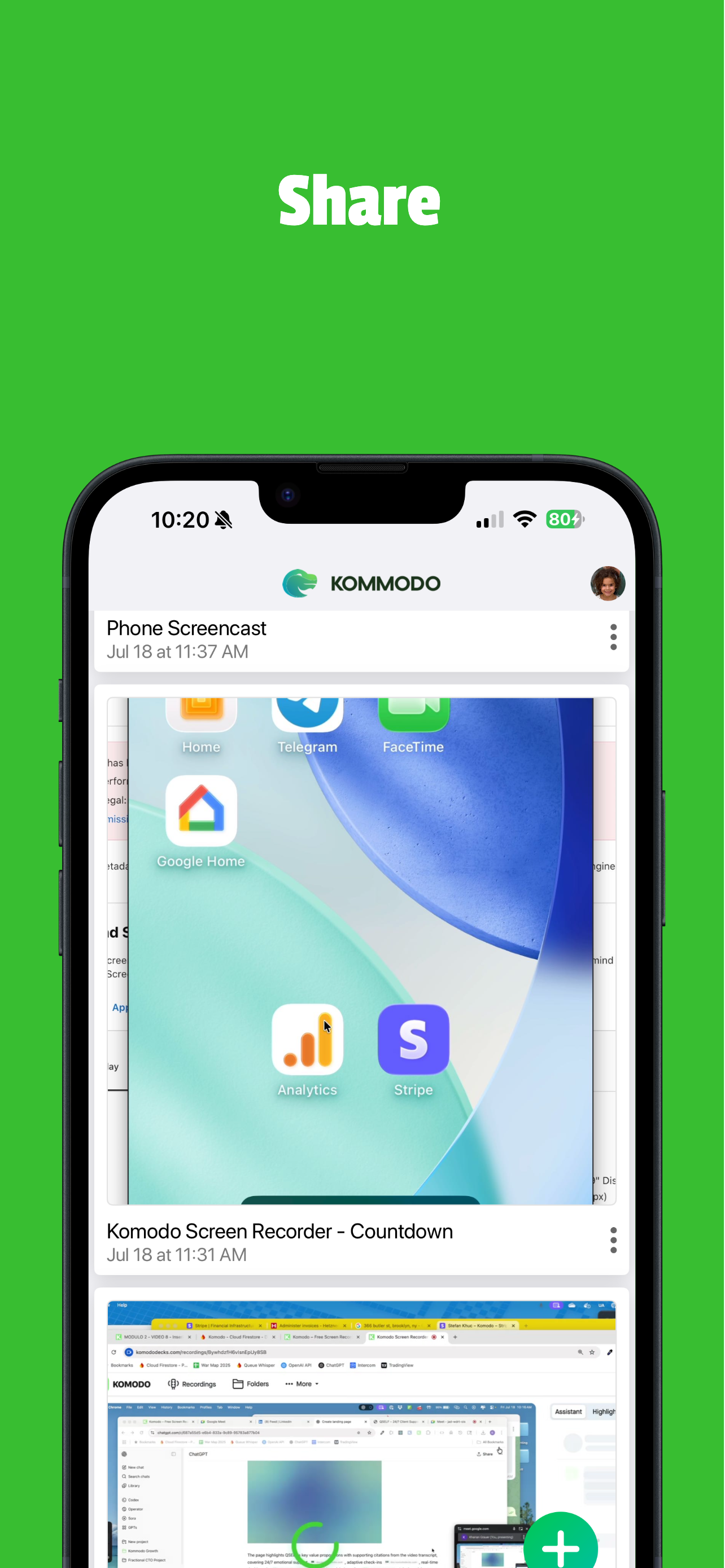 Kommodo Screen Recorder screenshot 4