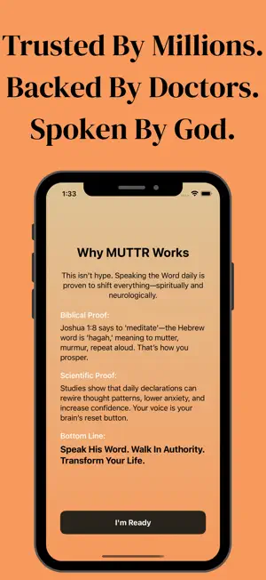 MUTTR: Daily Bible Declaration screenshot 2