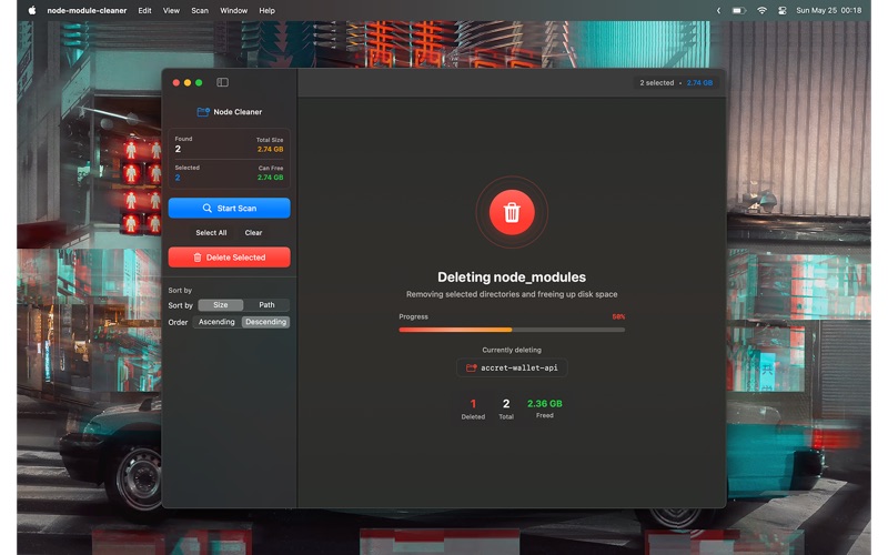 App screenshot