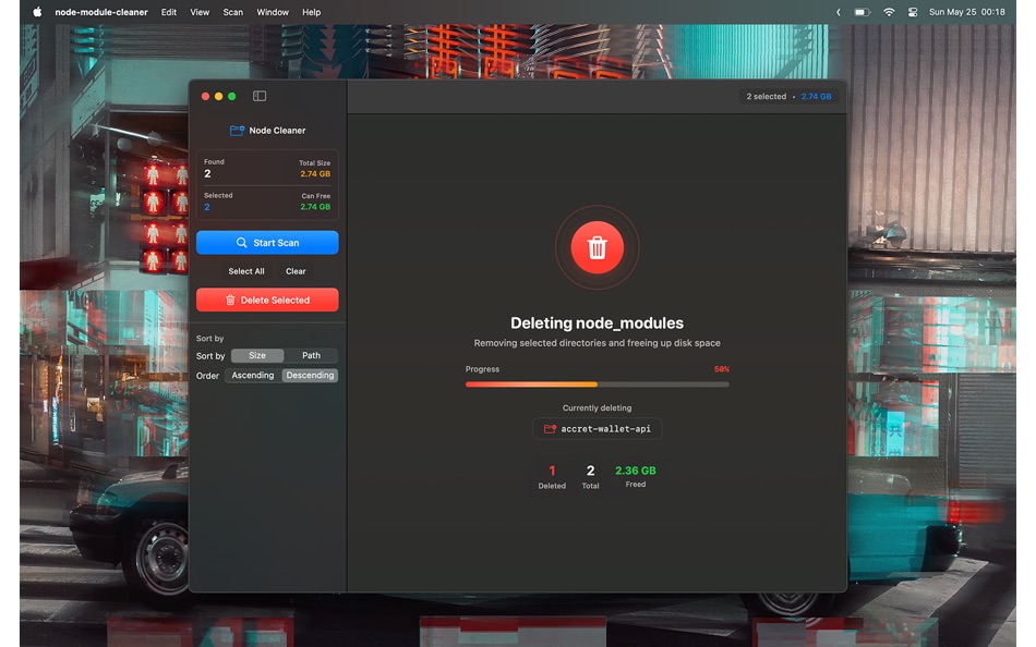 #4. Node Module Cleaner Tool (macOS) بواسطة: Parth Parmar