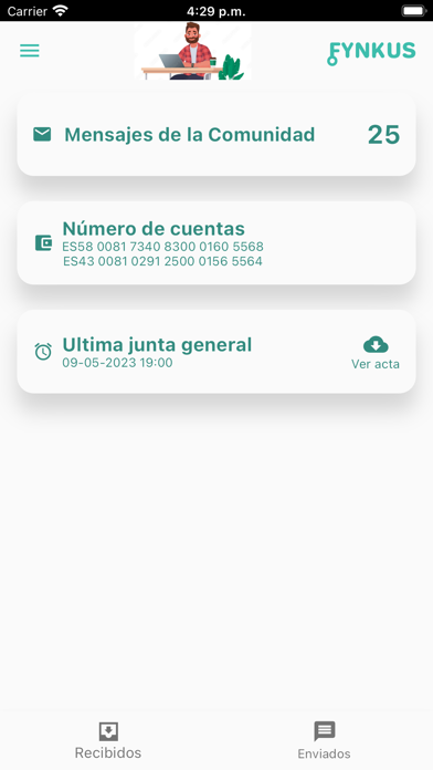 Fynkus administración fincas Screenshot