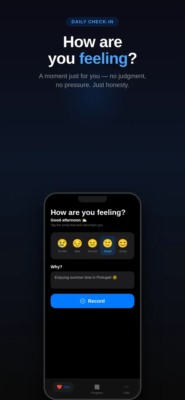 Screenshot #2 pour Senti Calm: Daily Check In