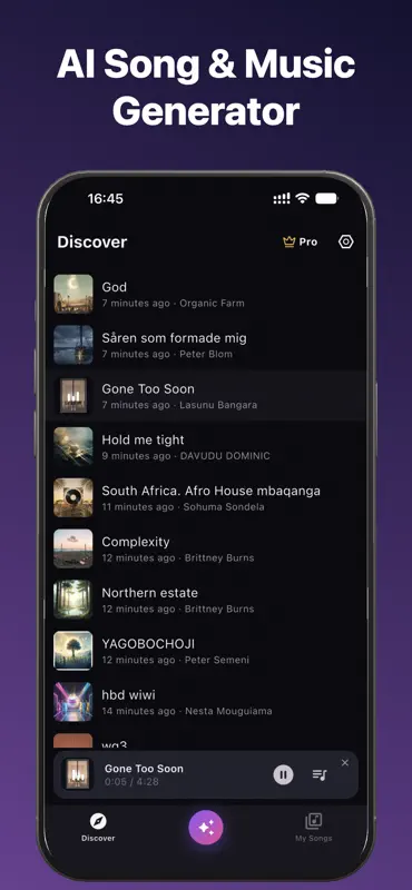 Lyrics Into Song screenshot 1 of 4