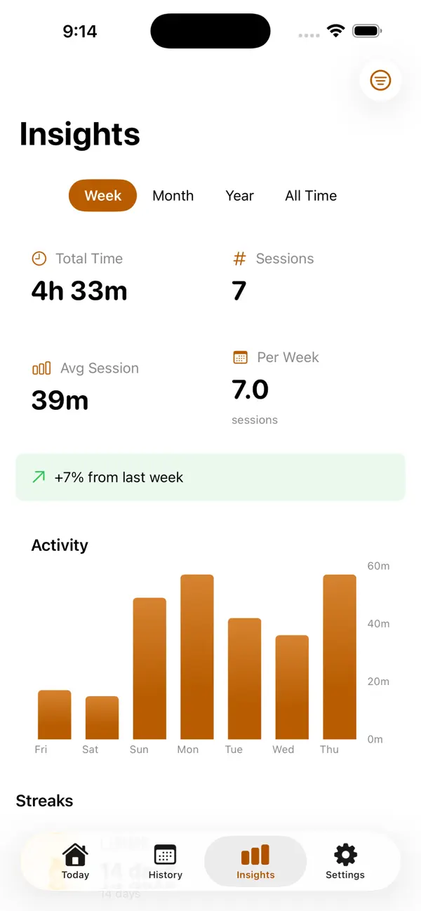 #3. Saxophone Practice Log (iOS) Με: Joseph See