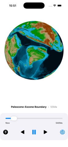 Deep Time Earth iPhone screenshot