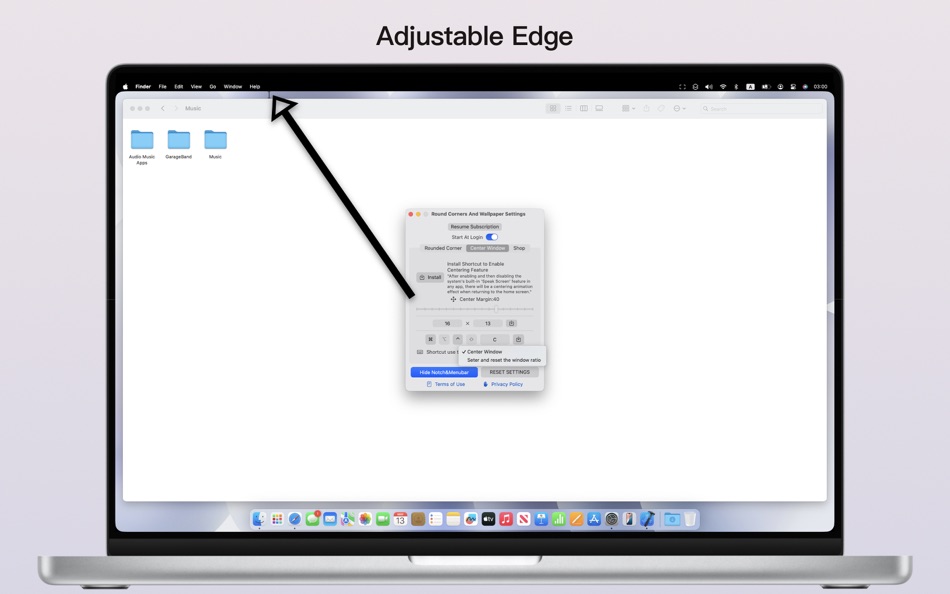 #5. Hide Notch · Rounded Corner (macOS) 由: 志远 刘