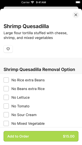 Mi Mexico Restaurant iPhone screenshot 3 - Food & Drink app