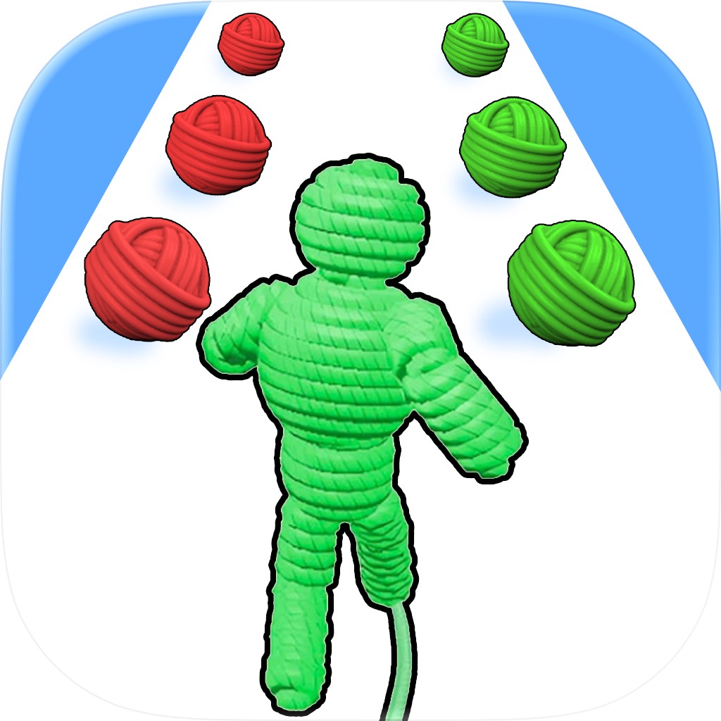 Apple App Store cover for Rope Man: Monster Battle Run
