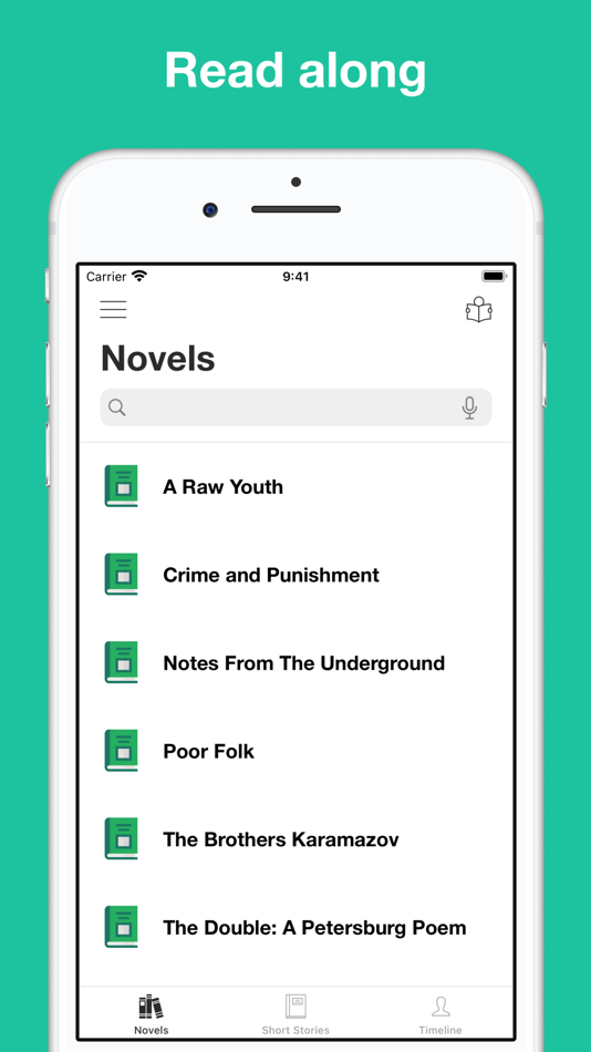 #1. Fyodor Dostoevsky's works (iOS) 由: Ngoc Anh