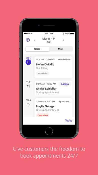 Tulip Appointments Screenshot