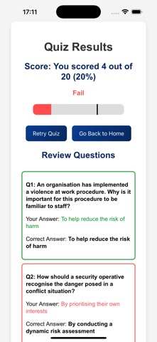 Door Supervisor Mock Tests Screenshot 8 of 8