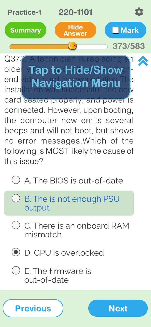 Screenshot #2 pour A+ 220-1101 Exam Prep