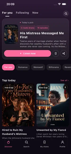 Storia: Audio Books & Drama screenshot 2
