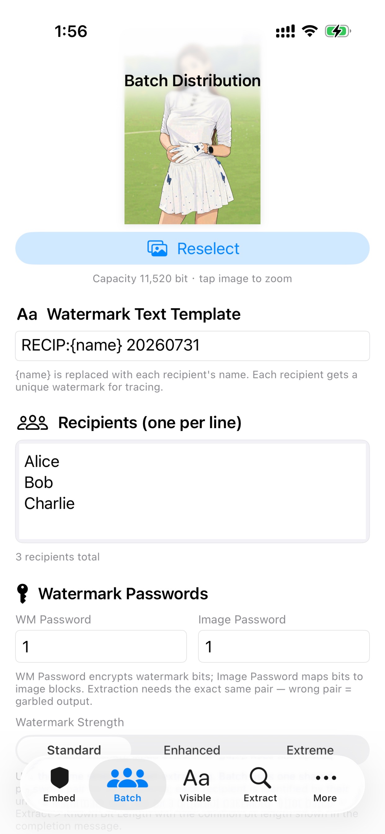 Screenshot 2 of ID Watermark