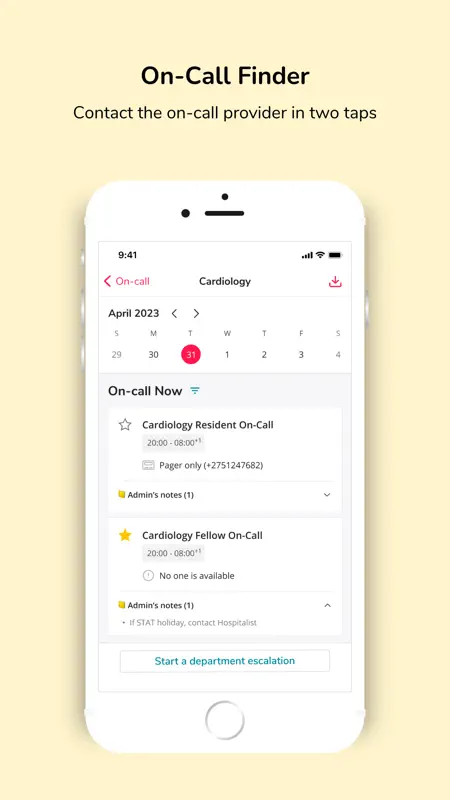 Hypercare-Messaging & On-Call screenshot 2 of 6
