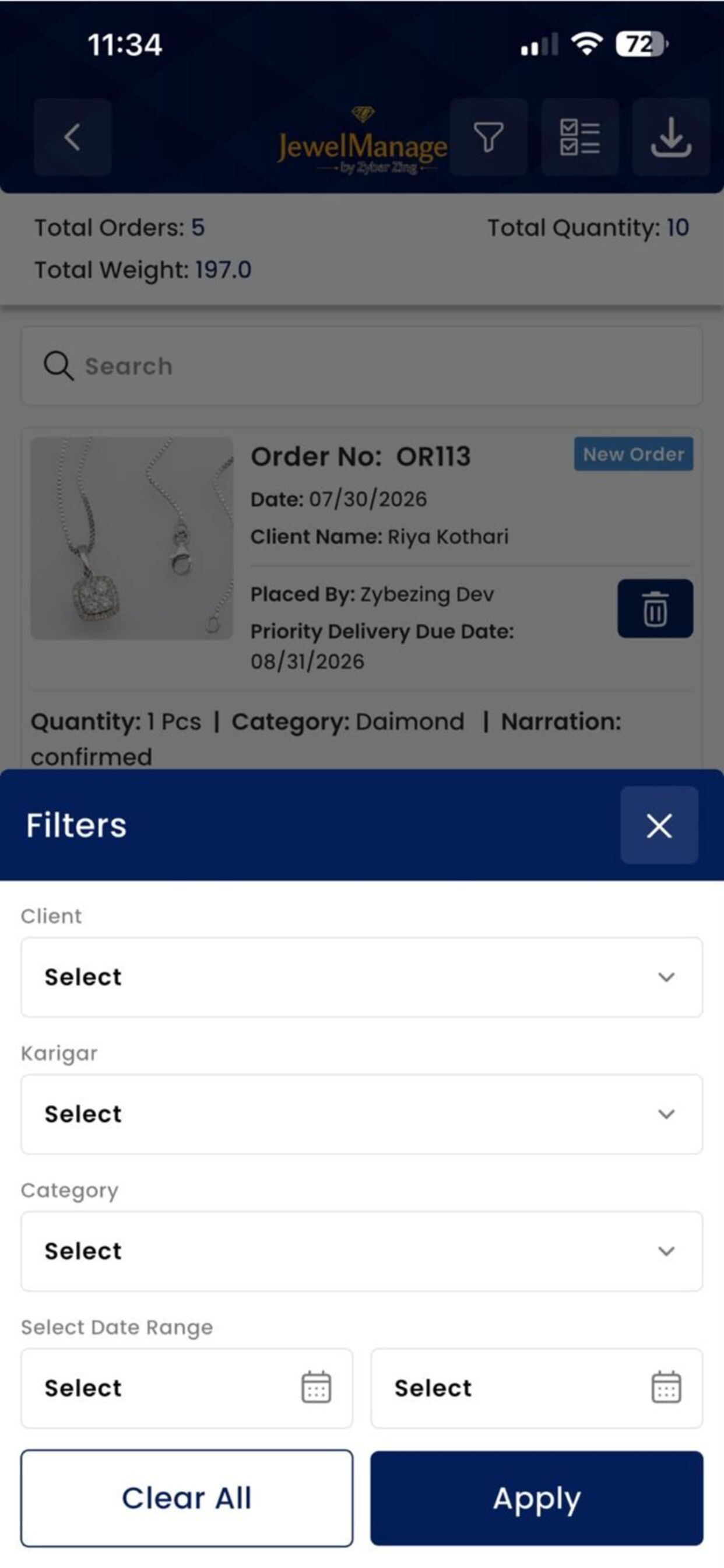 JewelManage screenshot 5