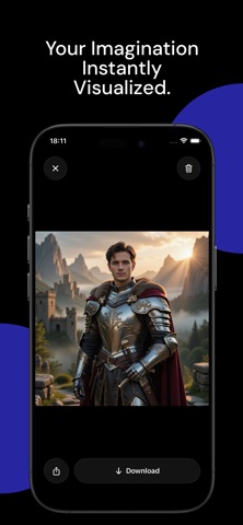 ArtiGen – AI Art & Portraits iPhone screenshot