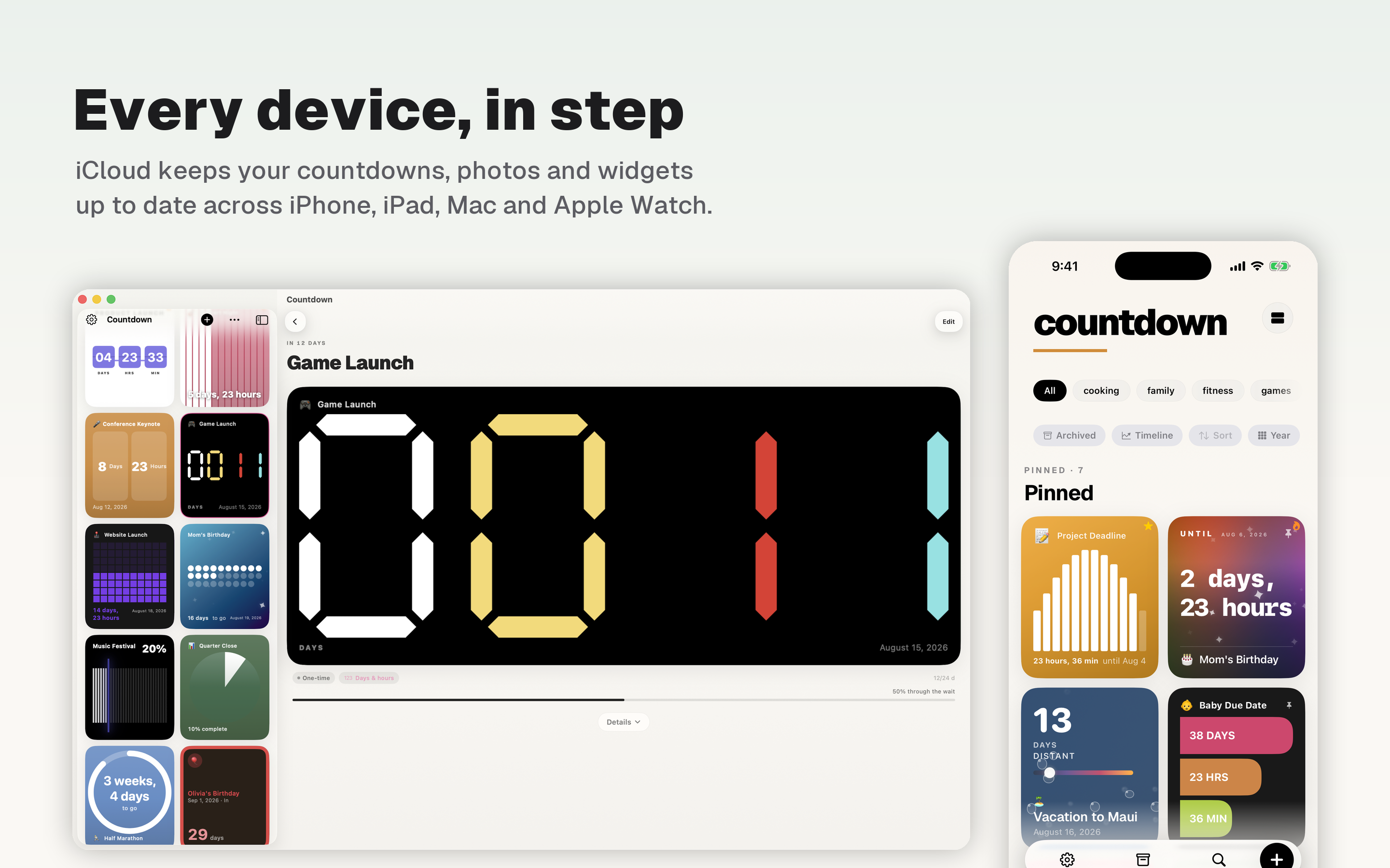 Countdown: Days Until Widget screenshot 10