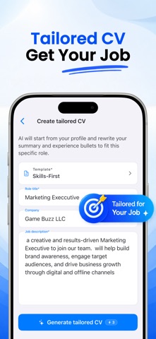 Career Canvas: AI CV Builder Screenshot 4 of 10