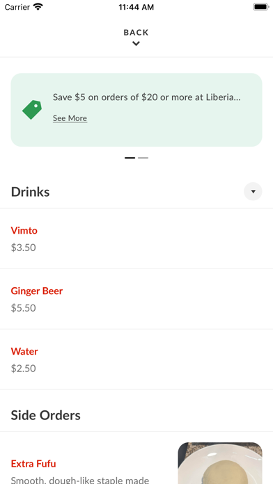 App screenshot