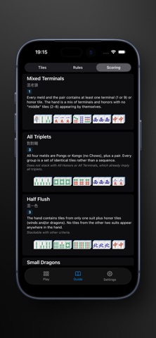 Pearl Dragon Mahjong iPhone screenshot