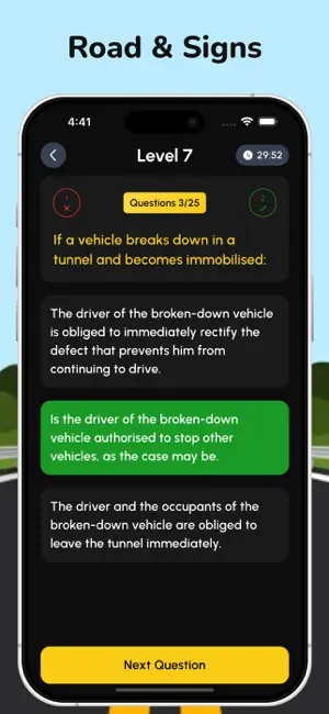 Driving school tests (CZ) screenshot 3