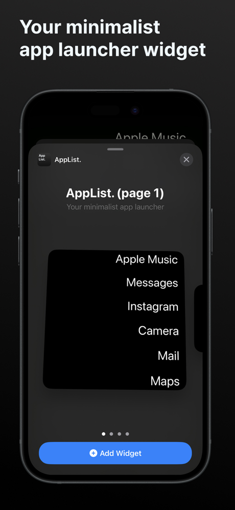 AppList. screenshot 2