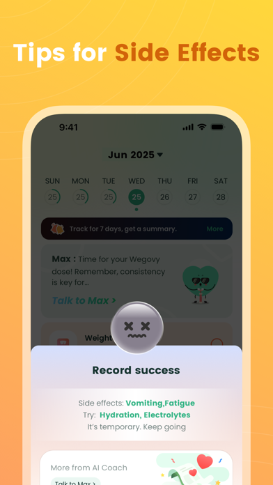 maxbud: GLP-1 AI Tracker Screenshot