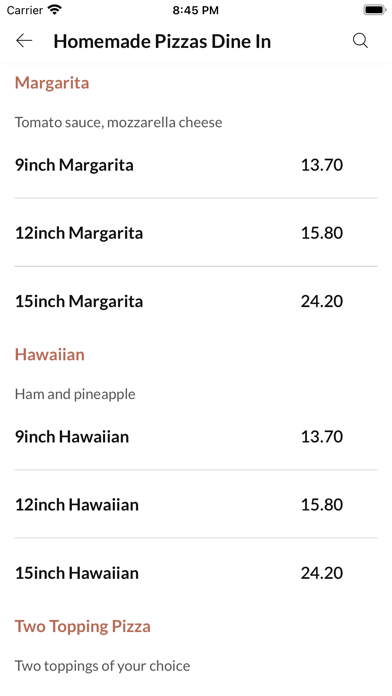 Woodstone Pizza & Flame Grill Screenshot