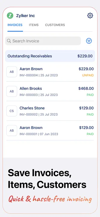 Invoice Generator: Screenshot 3 von 4