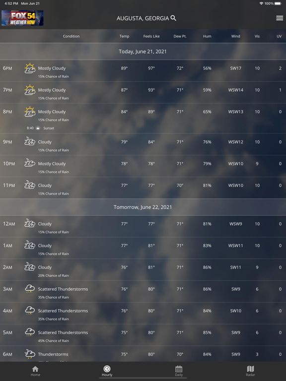 App screenshot