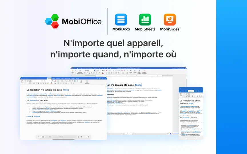 Capture d'écran de MobiOffice - Docs sur iPhone 5