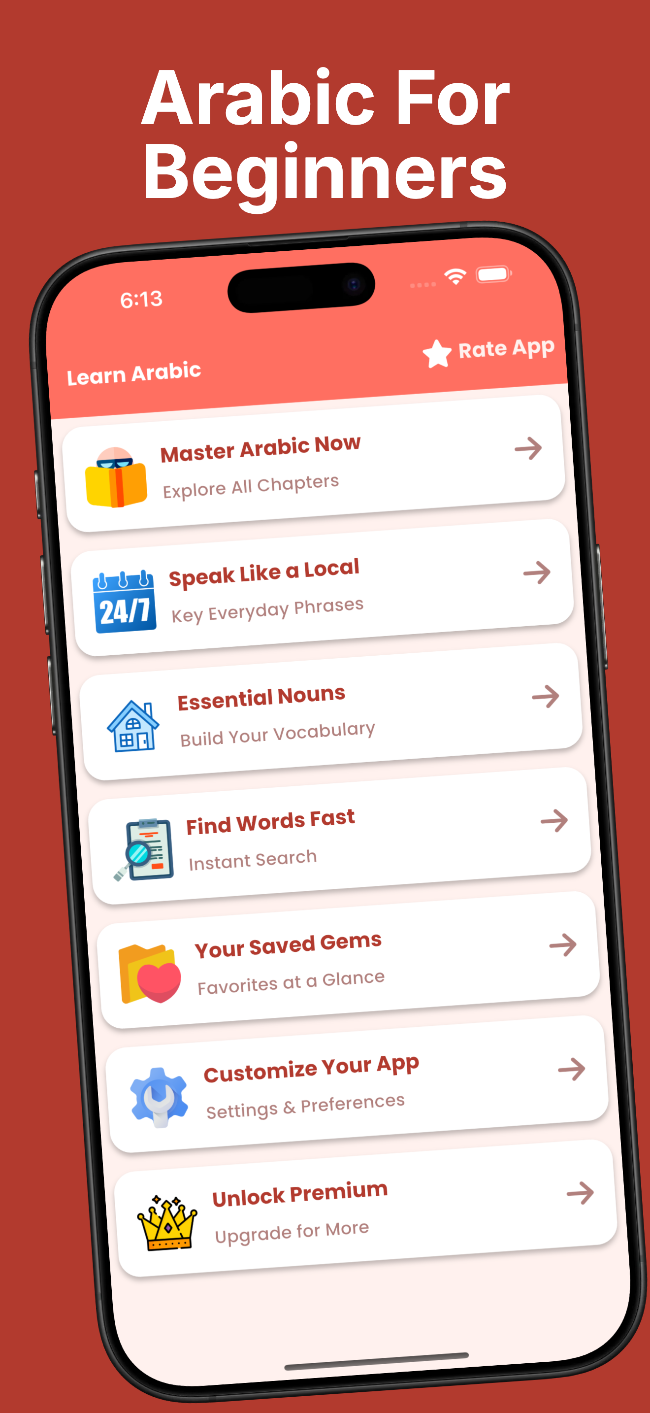 Learn Arabic Beginners Offline